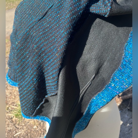 SAG HARBOR DRESS JACKET VINTAGE BLUE FULL ZIP  WITH COLLAR WOMENS - Picture 8 of 9